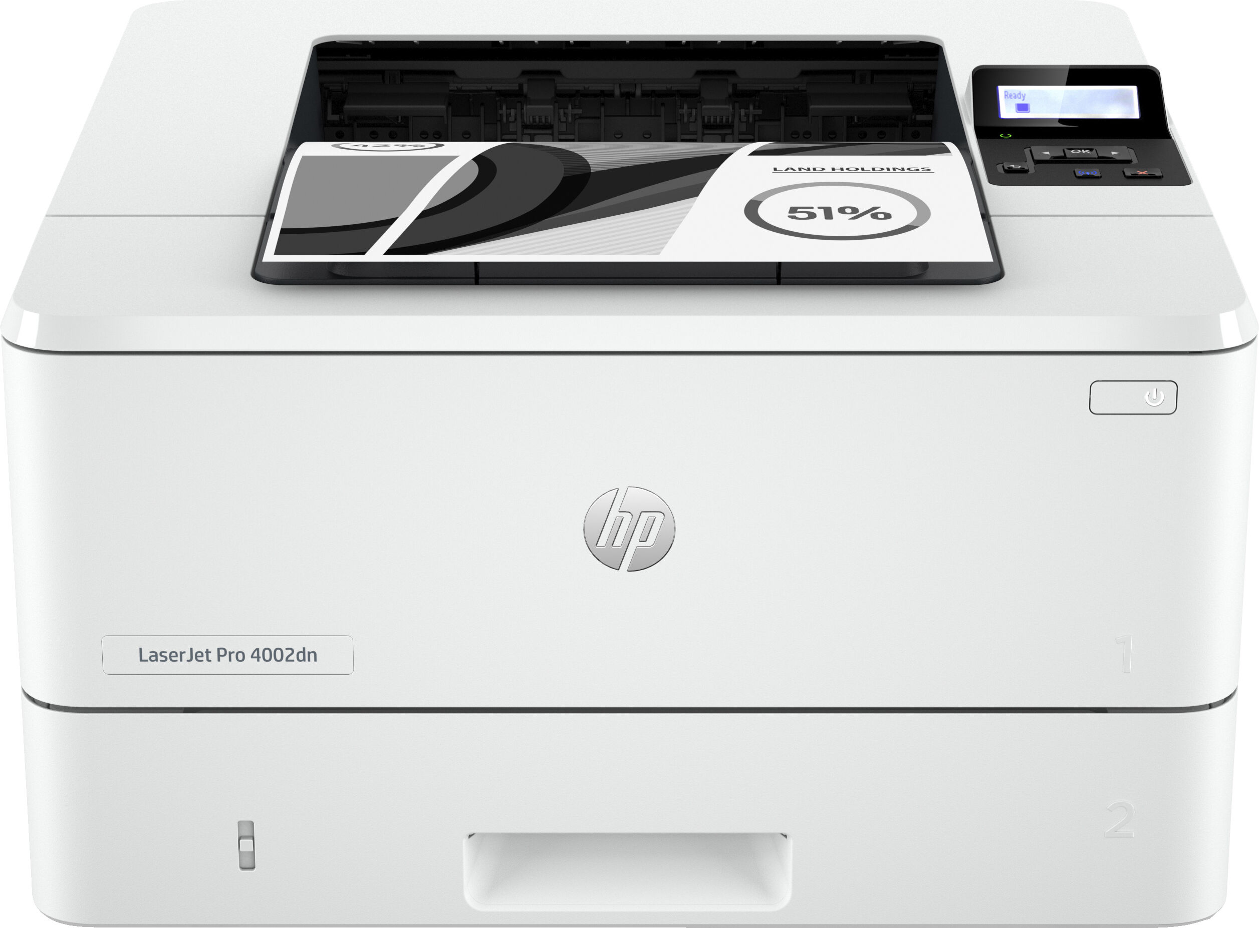 hp stampante laser  laserjet pro 4002dn, bianco e nero, per piccole medie imprese, stampa, stampa fronte/retro; elevata velocità di stampa della prima pagina; risparmio energetico; dimensioni compatte; avanzate funzionalità sicurezza [2z605f#b19]