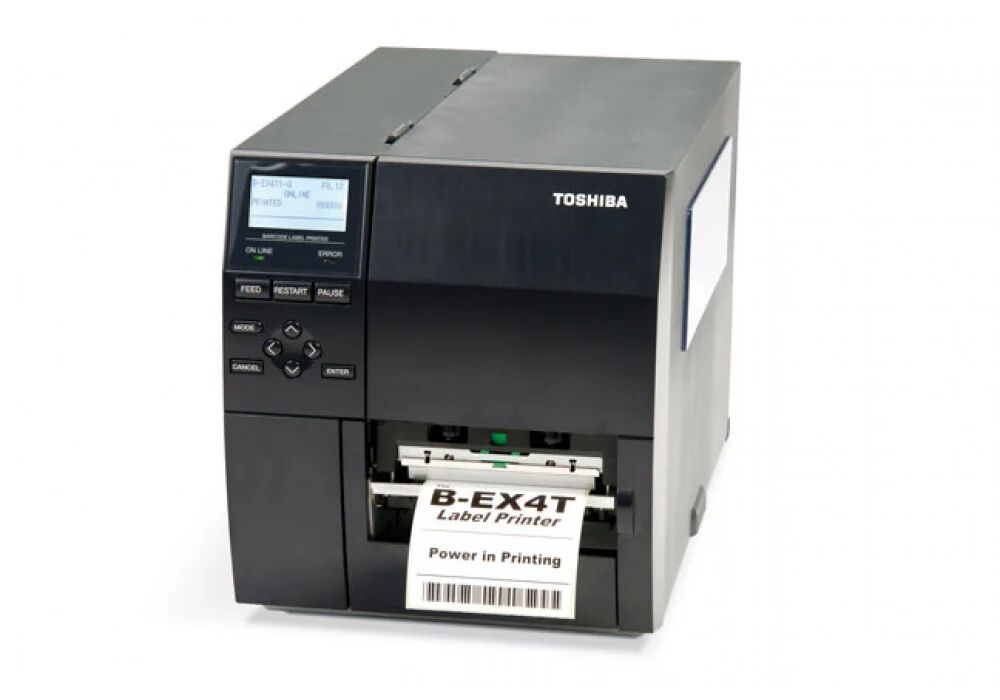 Toshiba Stampante per etichette/CD  B-EX4T1-TS12-QM-R stampante etichette (CD) Termica diretta/Trasferimento termico 305 x DPI 335 mm/s Cablato Collegamento ethernet LAN [B-EX4T1-TS12-QM-R]