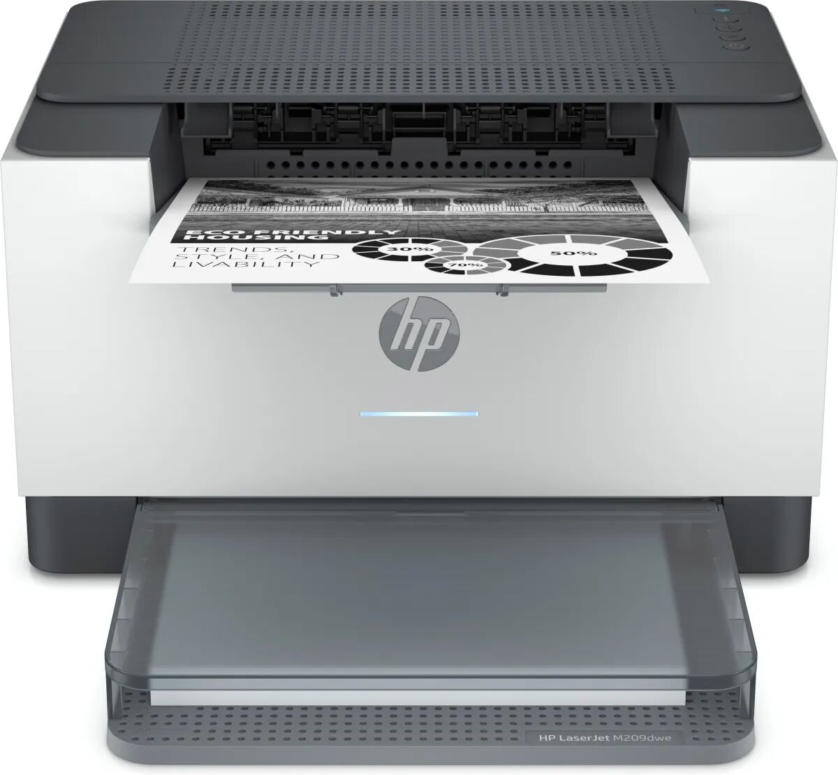 HP Stampante laser  LaserJet M209dwe, Bianco e nero, per Piccoli uffici, Stampa, Wireless; +; donea a Instant Ink; Stampa fronte/retro; Cartuccia con JetIntelligence [6GW62E]