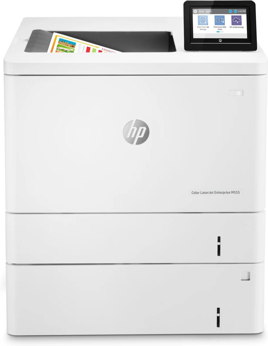 HP Stampante laser  Color LaserJet Enterprise M555x, Color, per Stampa, Stampa fronte/retro [7ZU79A]