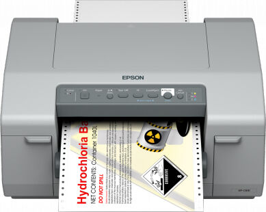 Epson Stampante per etichette/CD  GP-C831 stampante etichette (CD) Ad inchiostro A colori 5760 x 1440 DPI 92 mm/s Cablato Collegamento ethernet LAN [C11CC68132]