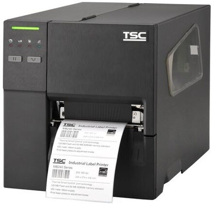 TSC Stampante per etichette/CD  MB240T stampante etichette (CD) Termica diretta/Trasferimento termico 203 x DPI mm/s Con cavo e senza Collegamento ethernet LAN [99-068A001-1202]