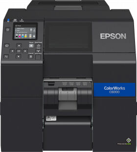 Epson Stampante per etichette/CD  ColorWorks CW-C6000Pe stampante etichette (CD) Ad inchiostro Colore 1200 x DPI Cablato [C31CH76202]