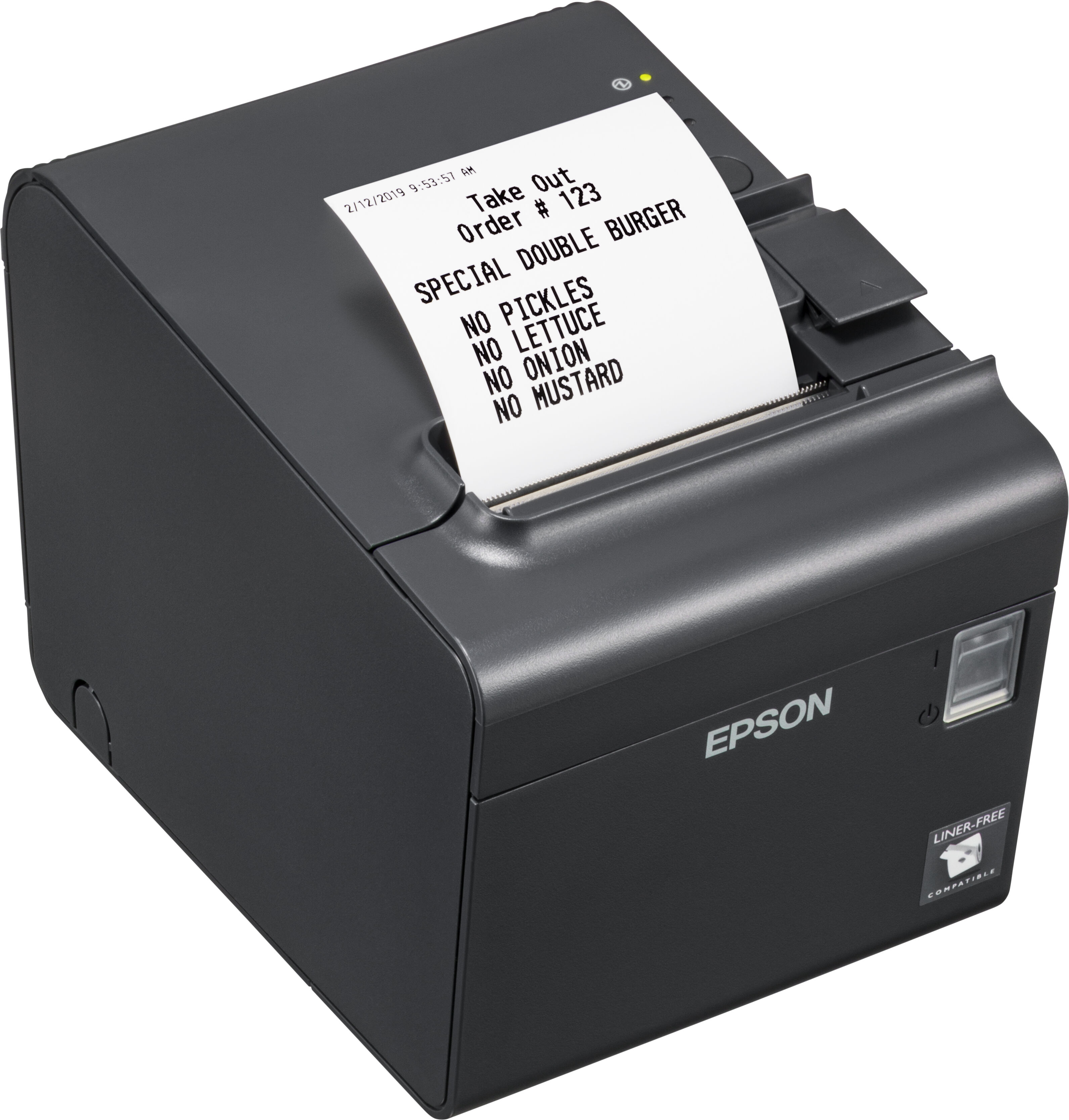 Epson Stampante per etichette/CD  TM-L90LF (681): UB-E04, built-in USB, PS, EDG, Liner-free [C31C412681]