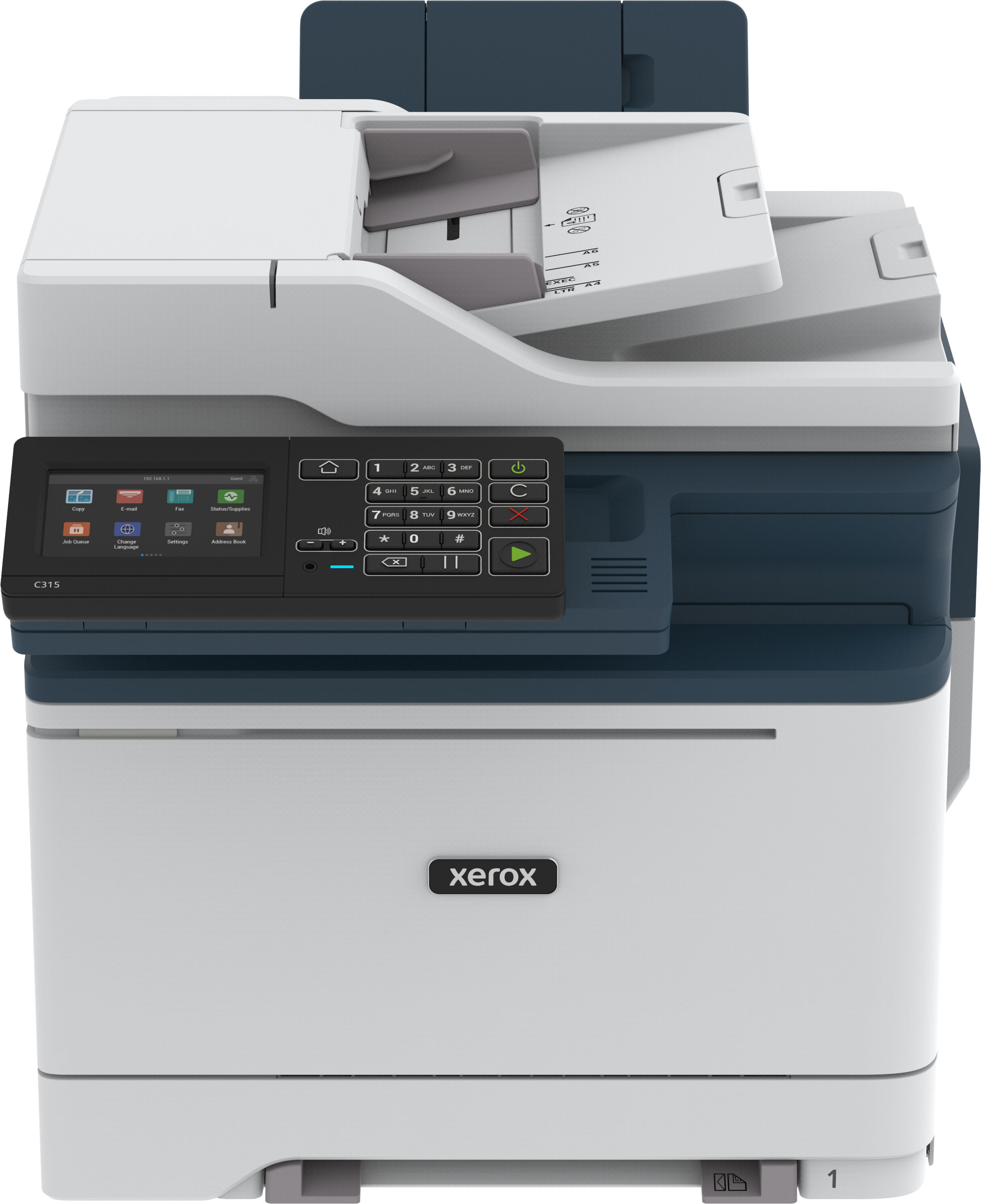 Xerox Multifunzione  C315 A4 33 ppm Stampante fronte/retro wireless PS3 PCL5e/6 2 vassoi Totale 251 fogli [C315V_DNI]