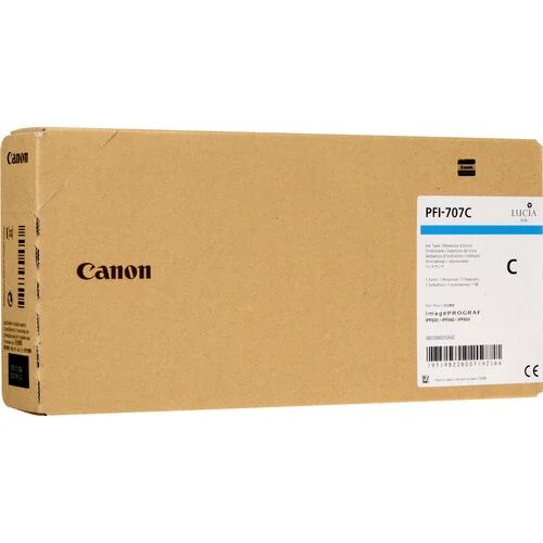 Canon Cartuccia inchiostro  PFI-707C cartuccia d'inchiostro Originale Ciano [9822B001]