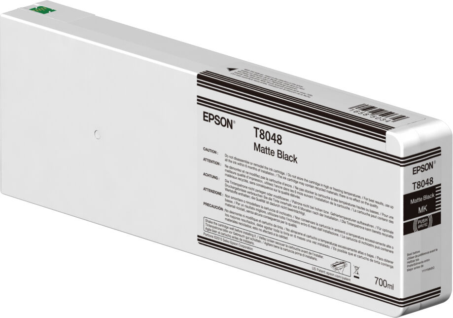 Epson Cartuccia inchiostro  Singlepack Matte Black T804800 UltraChrome HDX/HD 700ml [C13T804800]