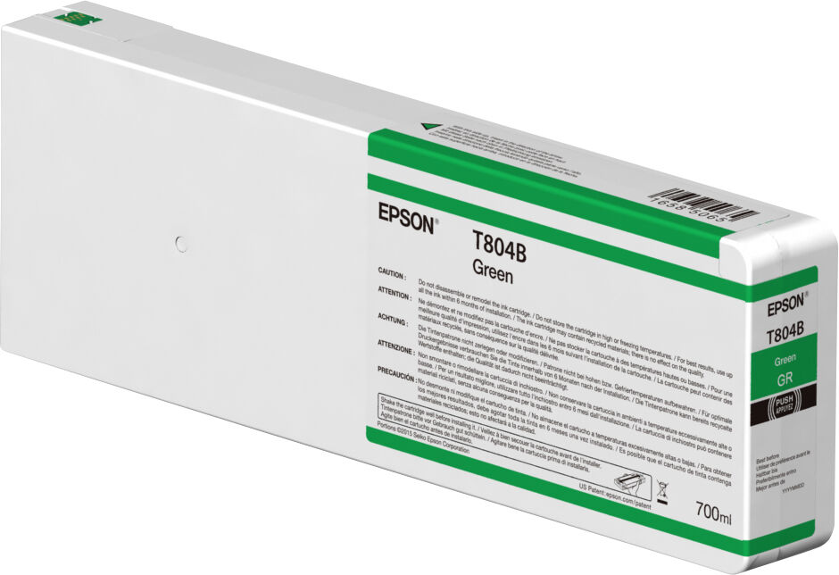 Epson Cartuccia inchiostro  Singlepack Green T804B00 UltraChrome HDX 700ml [C13T804B00]