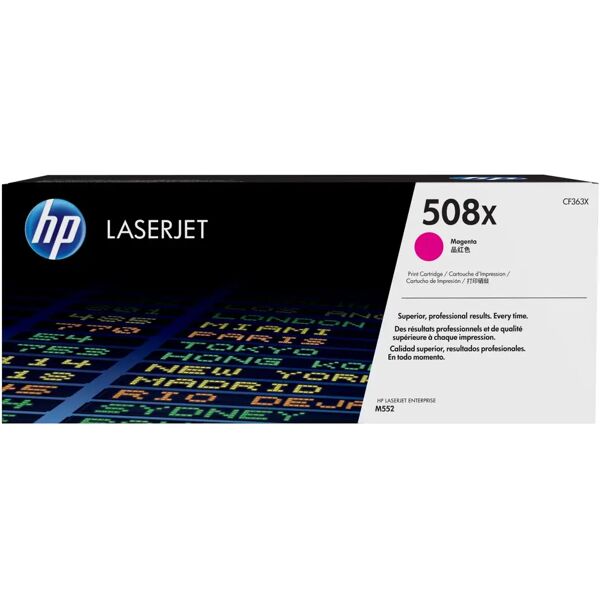 hp toner  508x originale magenta 1 pezzo(i) [cf363x]