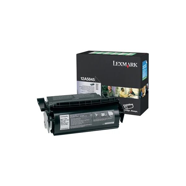 lexmark 12a5845 cartuccia toner 1 pz originale nero [12a5845]