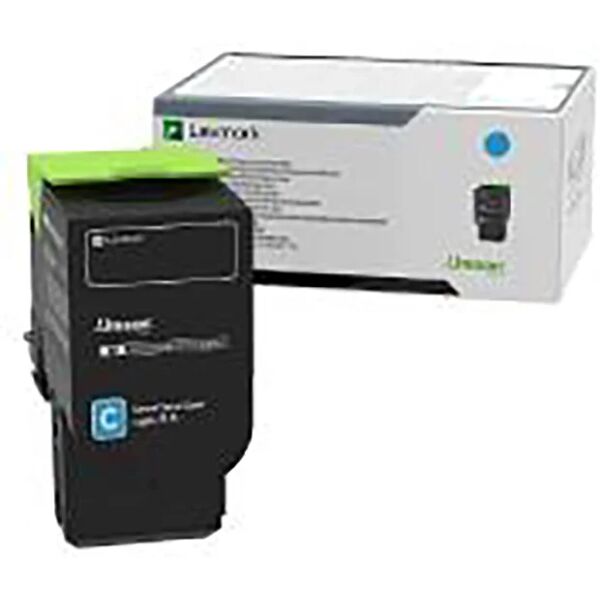 lexmark 78c0x20 cartuccia toner 1 pz originale ciano [78c0x20]