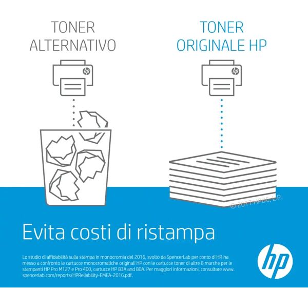 hp toner  43x originale nero 1 pezzo(i) [c8543x]