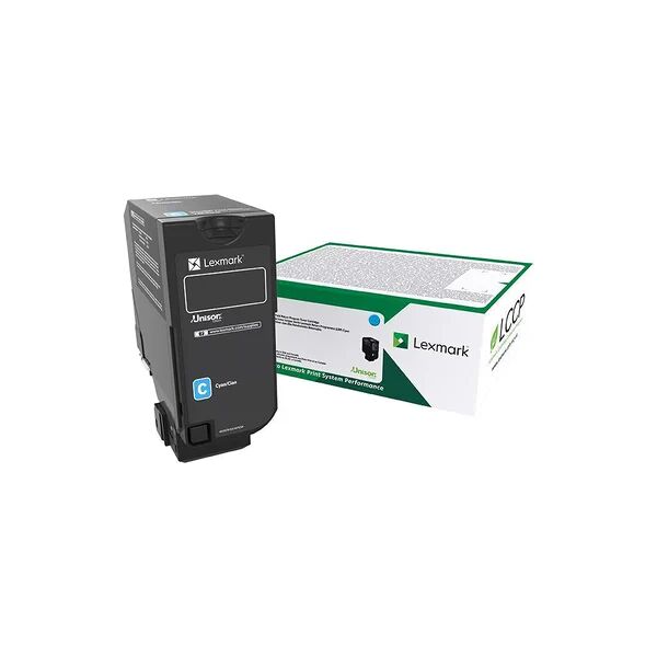 lexmark 73b20c0 cartuccia toner 1 pz originale ciano [73b20c0]