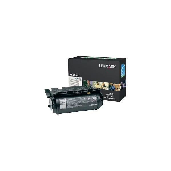 lexmark 12a7465 cartuccia toner originale nero 1 pezzo(i) [12a7465]