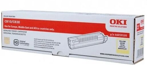 Oki 44059105 cartuccia toner 1 pz Originale Giallo [44059105]