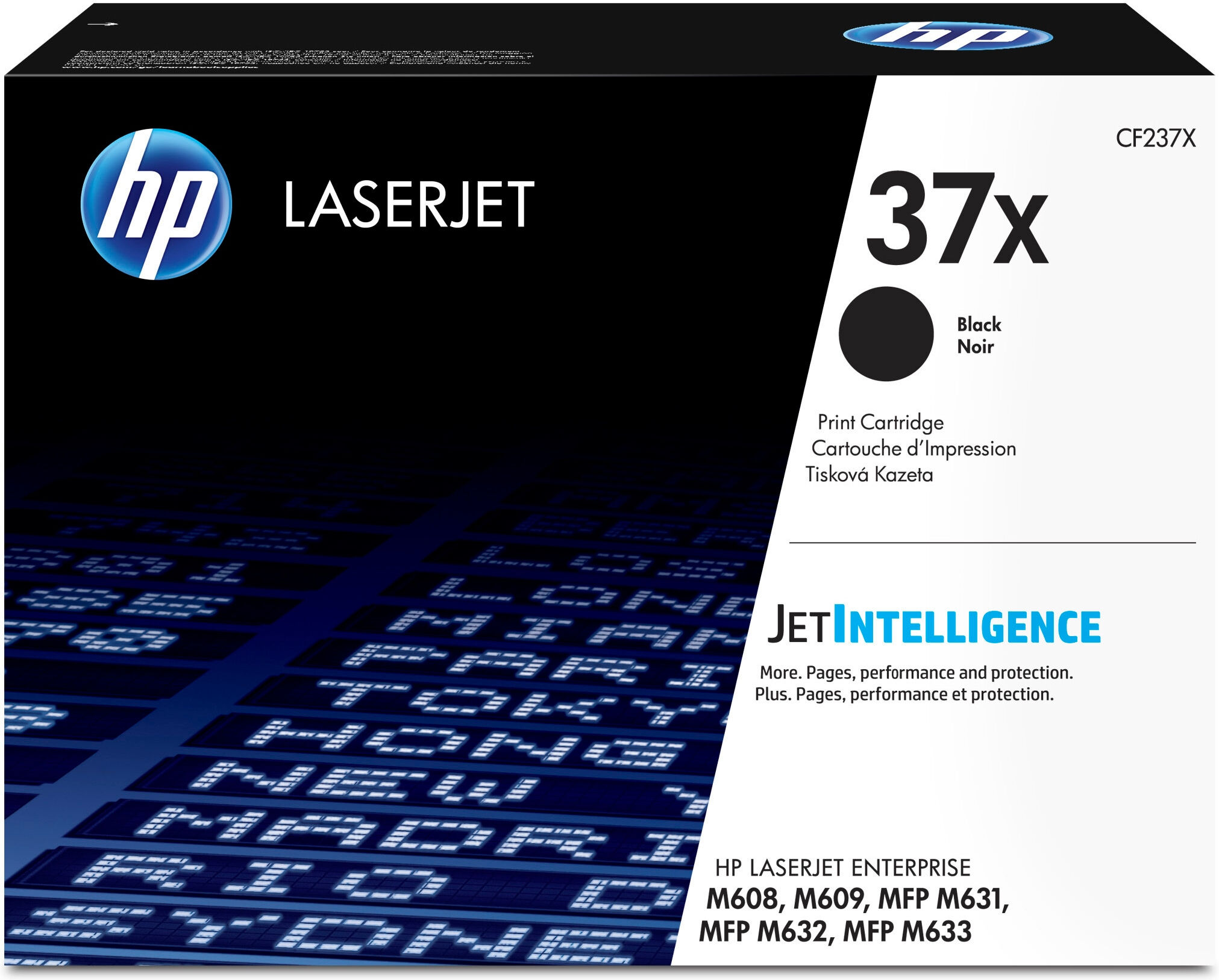 HP Cartuccia toner nero originale ad alta capacità LaserJet 37X [CF237X]