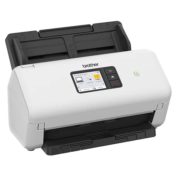 brother ads-4500w scanner adf 600 x dpi a4 nero, bianco [ads4500wre1]