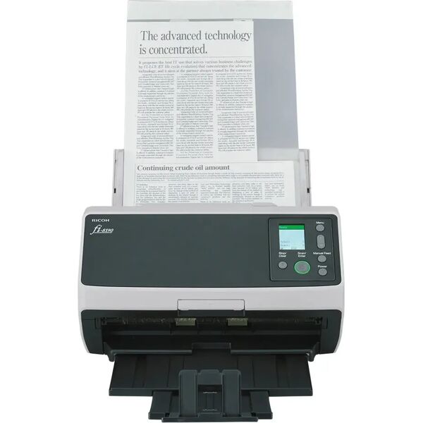 ricoh fi-8190 adf + scanner ad alimentazione manuale 600 x dpi a4 nero, grigio [pa03810-b001]