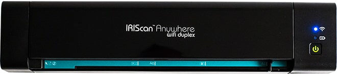 i.r.i.s. iriscan anywhere 6 wifi duplex scanner portatile 1200 x dpi a4 nero [461854]