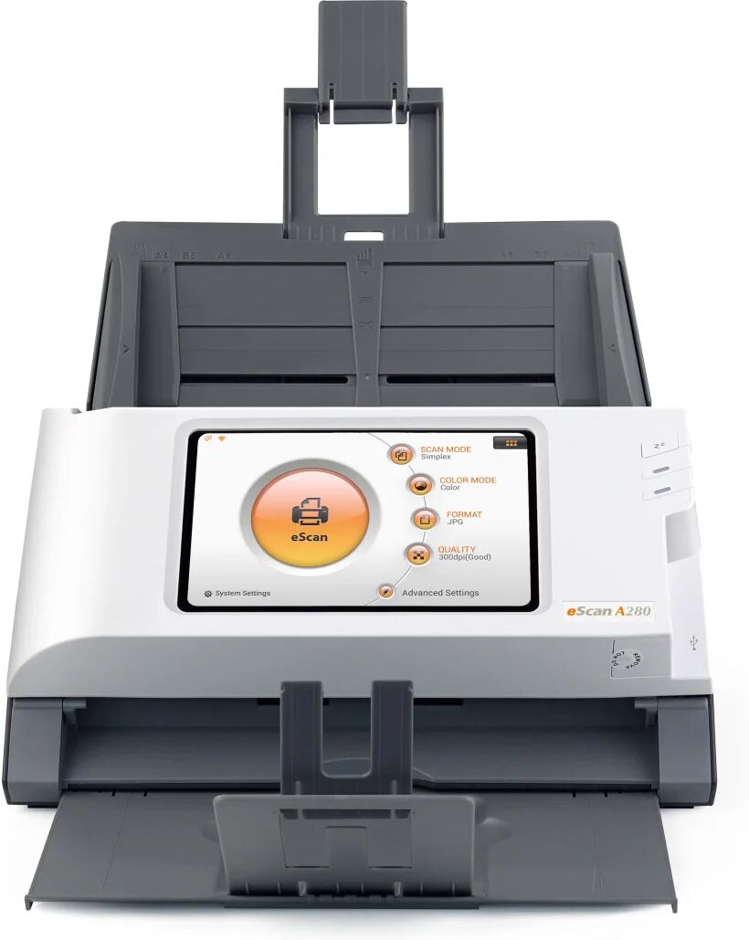 Plustek eScan A280 Essential Scanner ADF 600 x DPI A4 Nero, Bianco [0300]