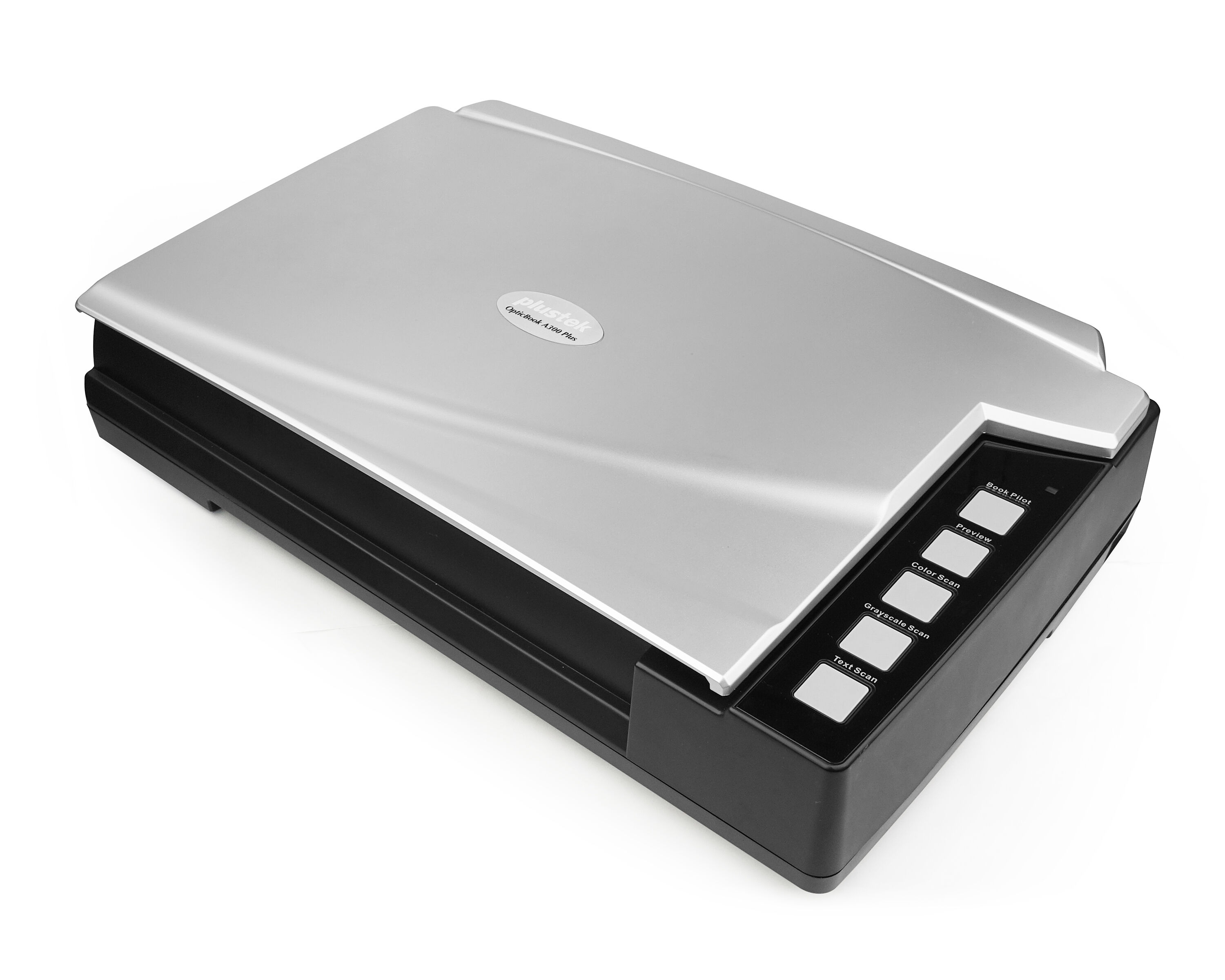 Plustek OpticBook A300 Plus Scanner piano 600 x DPI Nero, Argento [0291]