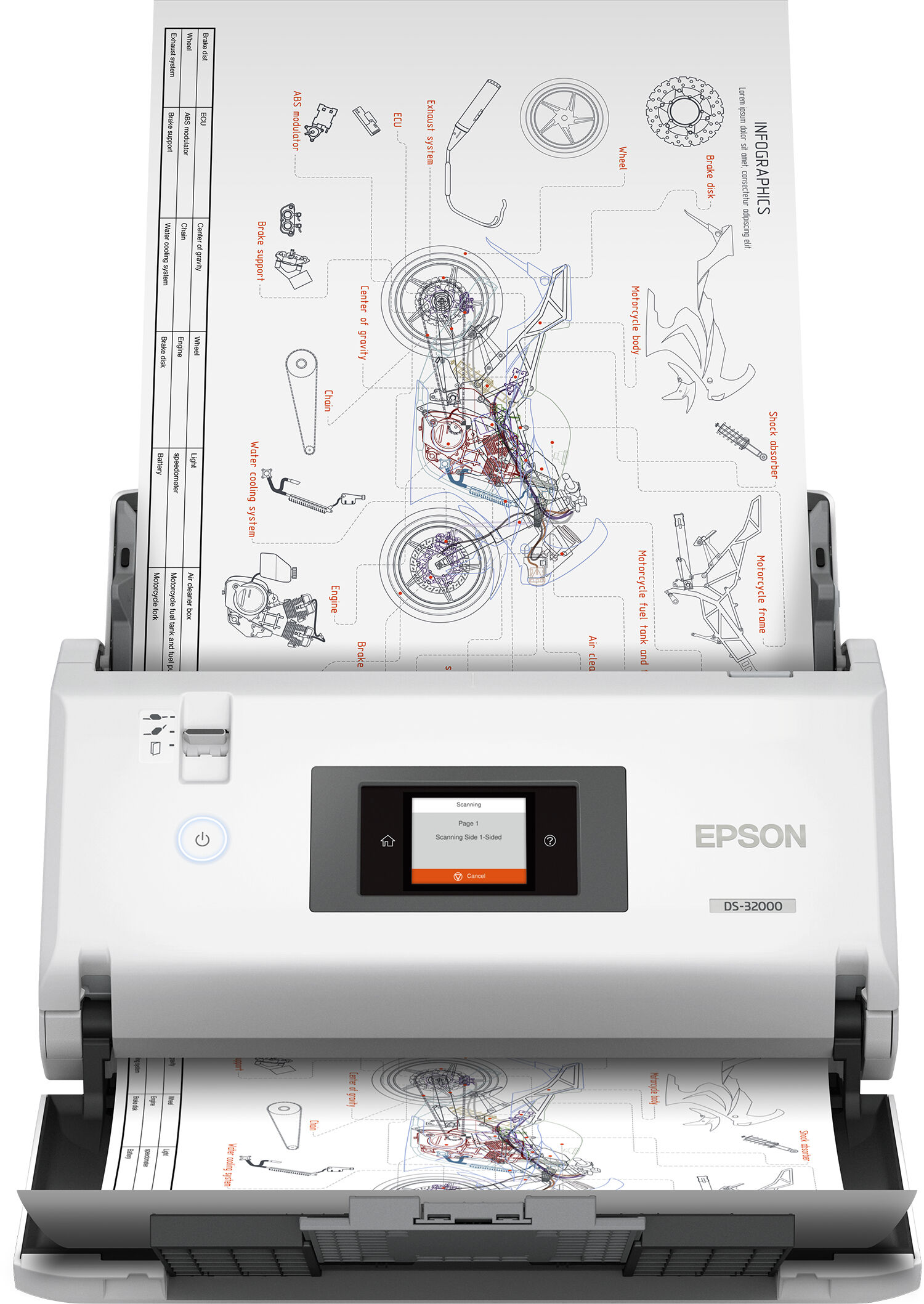 Epson Scanner  WorkForce DS-32000 [B11B255401]