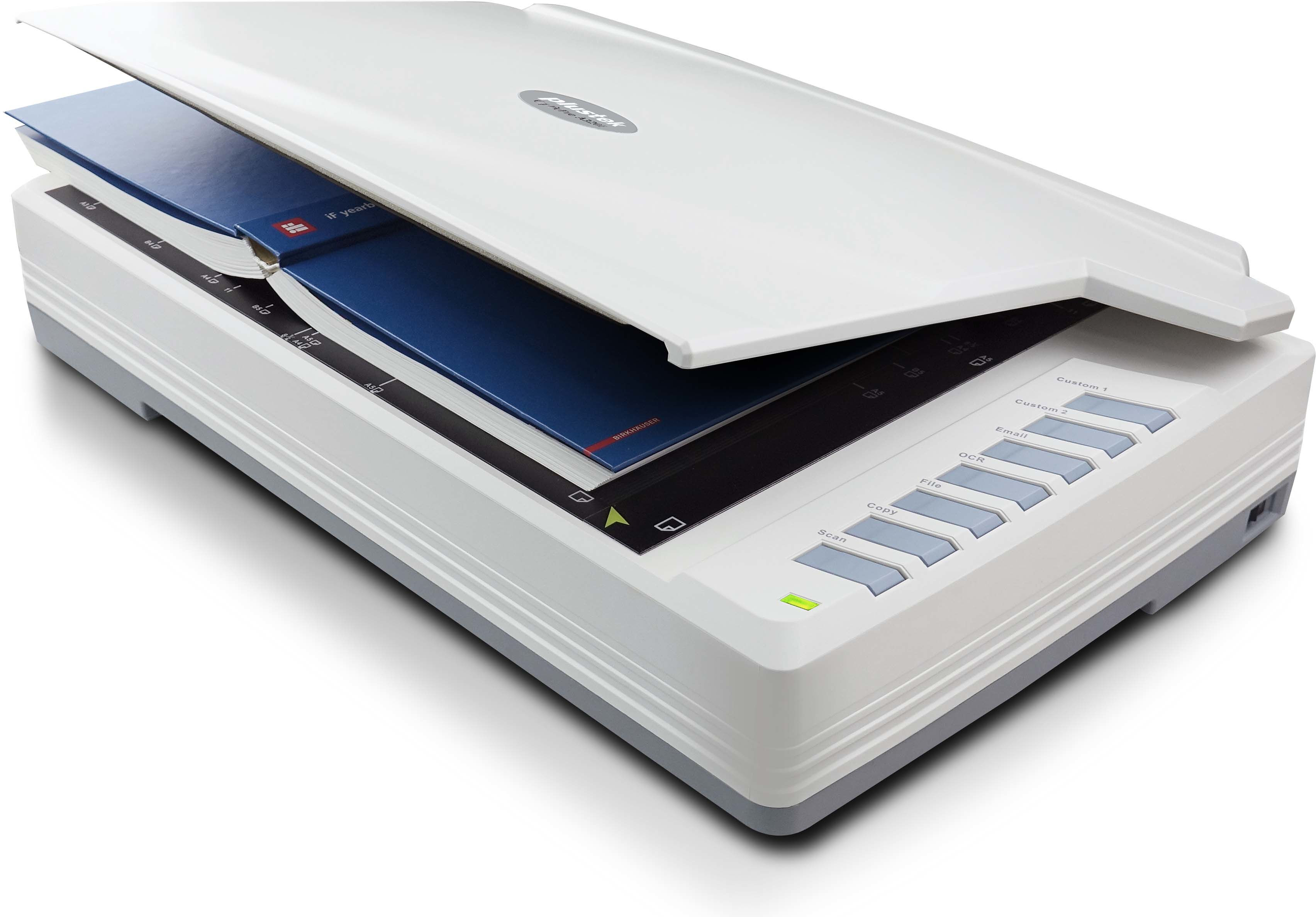 Plustek OpticPro A320E Scanner piano 800 x DPI A3 Bianco [0309]