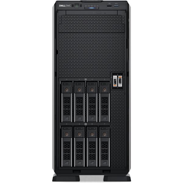 dell poweredge t550 server 480 gb tower intel® xeon® silver 4310 2,1 ghz 32 ddr4-sdram 1100 w [4mx69] senza sistema operativo