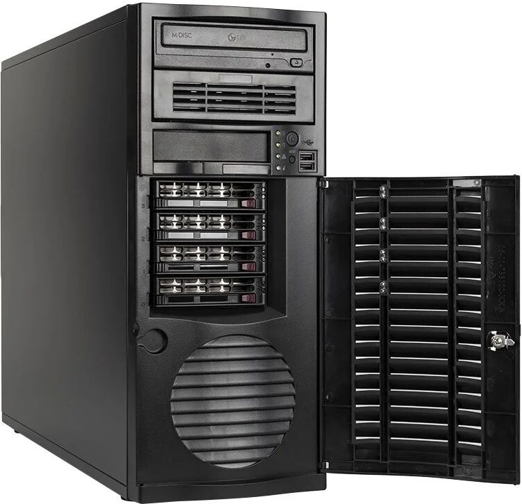 bluechip SERVERline T30323s server 1,92 TB Tower Intel Xeon E E-2324G 3,1 GHz 16 GB DDR4-SDRAM 668 W [850511] SENZA SISTEMA OPERATIVO