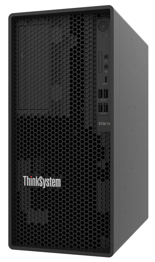 Lenovo ThinkSystem ST50 V2 server 1,92 TB Tower Intel Xeon E E-2324G 3,1 GHz 16 GB DDR4-SDRAM 500 W [7D8JA043EA] SENZA SISTEMA OPERATIVO