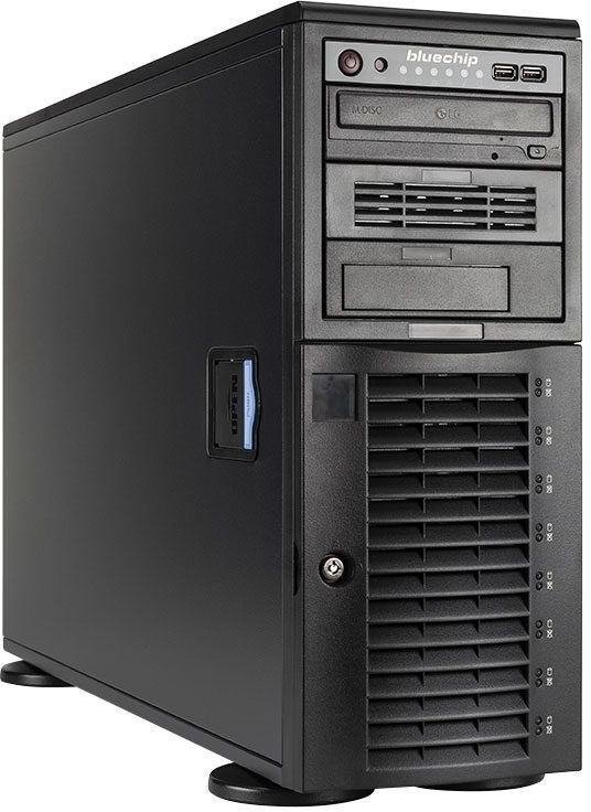 bluechip SERVERline T40312s server 1,92 TB Tower (4U) AMD EPYC 7313P 3 GHz 16 GB DDR4-SDRAM 1280 W [850525] SENZA SISTEMA OPERATIVO