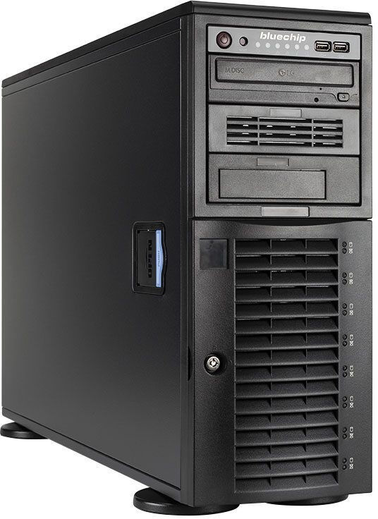 bluechip SERVERline T50307s server 1,92 TB Tower (4U) Intel® Xeon® Silver 4310 2,1 GHz 16 GB DDR4-SDRAM 1280 W [850499]