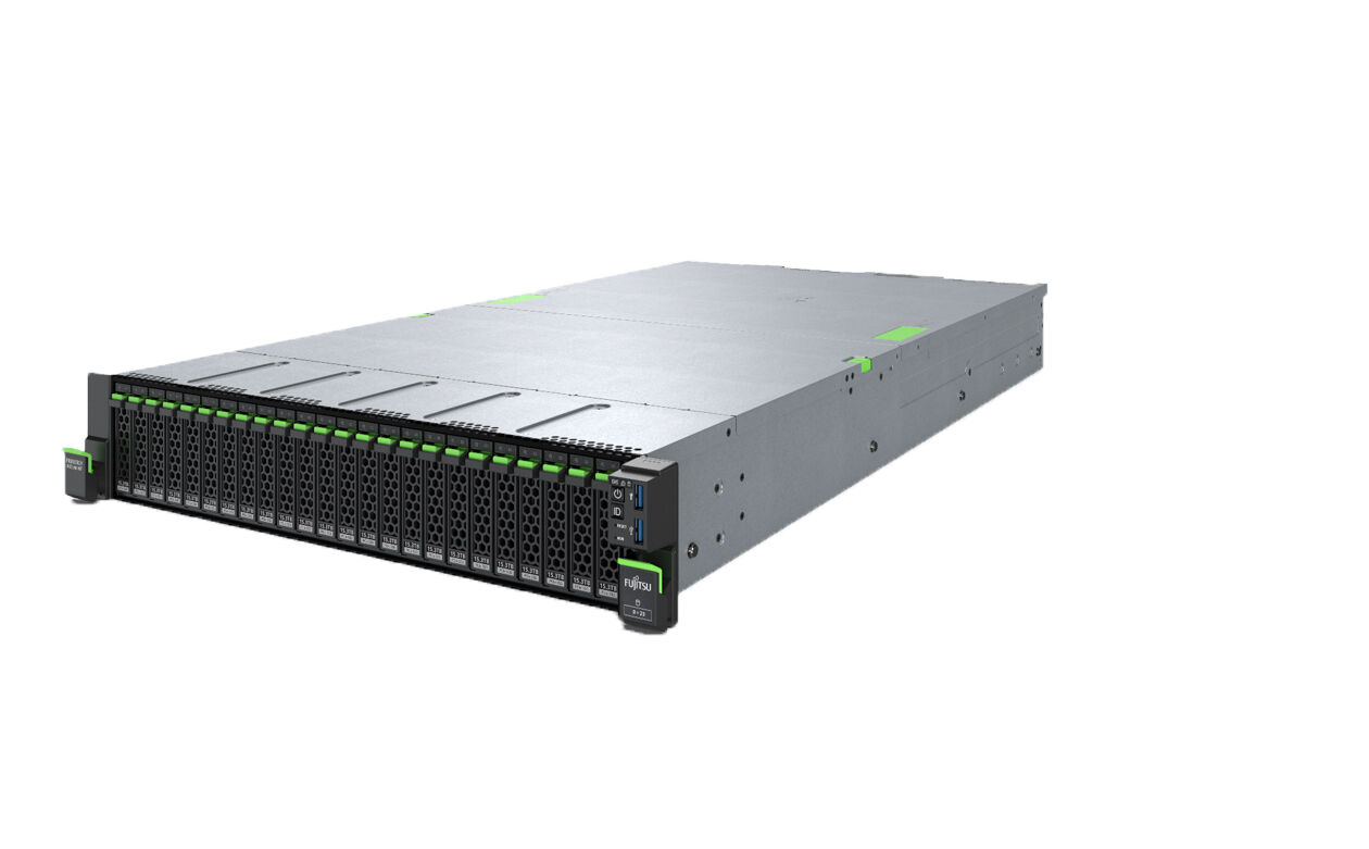 Fujitsu PRIMERGY RX2540 M7 server Armadio (2U) Intel® Xeon® Silver 4410T 2,7 GHz 32 GB DDR5-SDRAM 900 W [VFY:R2547SC231IN] SENZA SISTEMA OPERATIVO