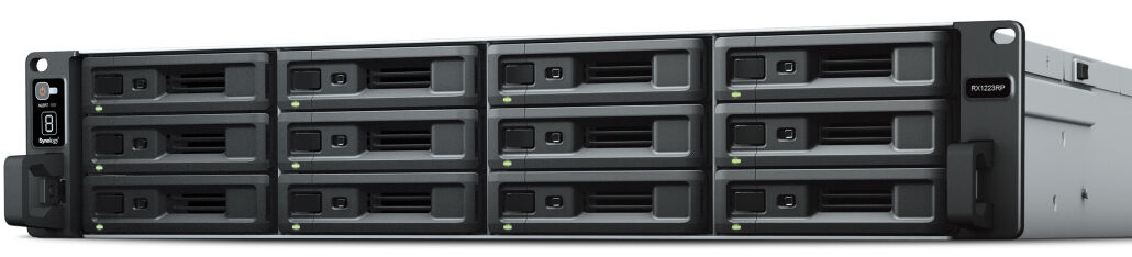 Synology Box per HD esterno  RX1223RP contenitore di unità archiviazione HDD/SSD Nero 2.5/3.5" [RX1223RP]