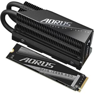 Gigabyte SSD  AORUS Gen5 12000 M.2 1 TB PCI Express 5.0 3D TLC NAND NVMe [AG512K1TB]