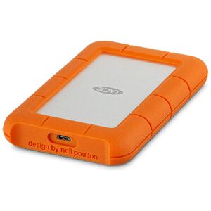 LaCie Hard disk esterno  Rugged USB-C disco rigido 4 TB Arancione, Argento [STFR4000800]