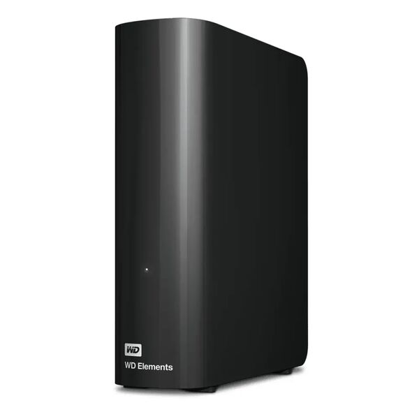 western digital hard disk esterno  elements desktop disco rigido 22 tb nero [wdbwlg0220hbk-eesn]