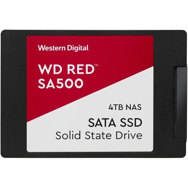 western digital ssd  red sa500 2.5 4 tb serial ata iii 3d nand [wds400t1r0a]