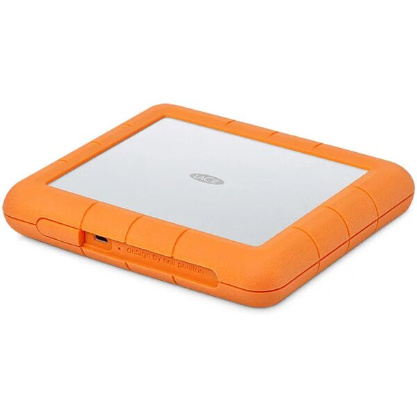 lacie ssd esterno  rugged raid shuttle 8 tb arancione [stht8000800]