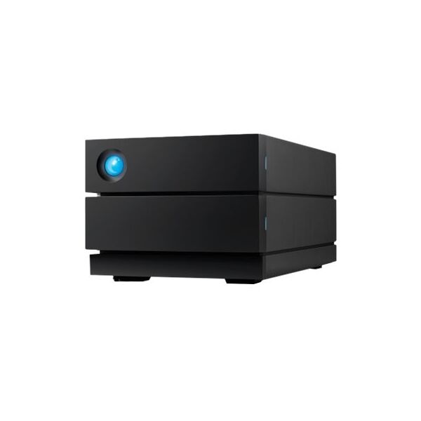 lacie 2big raid 8tb array di dischi desktop nero [sthj8000800]