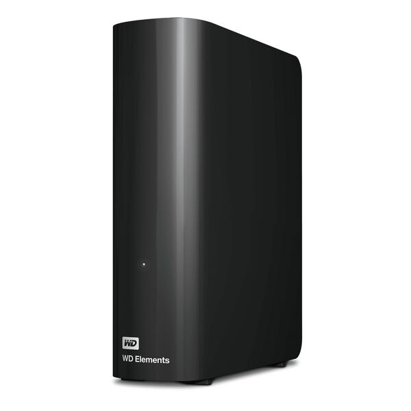 western digital hard disk esterno  elements desktop disco rigido 12 tb nero [wdbwlg0120hbk-eesn]