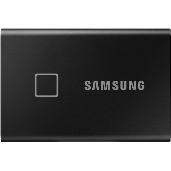 samsung ssd esterno  portable t7 touch usb 3.2 2tb black [mu-pc2t0k/ww]