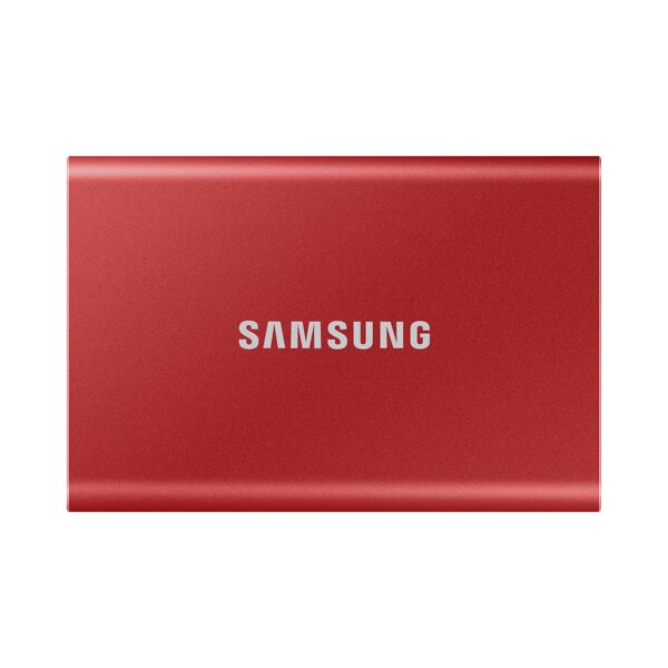 samsung ssd esterno  portable t7 2 tb rosso [mu-pc2t0r/ww]