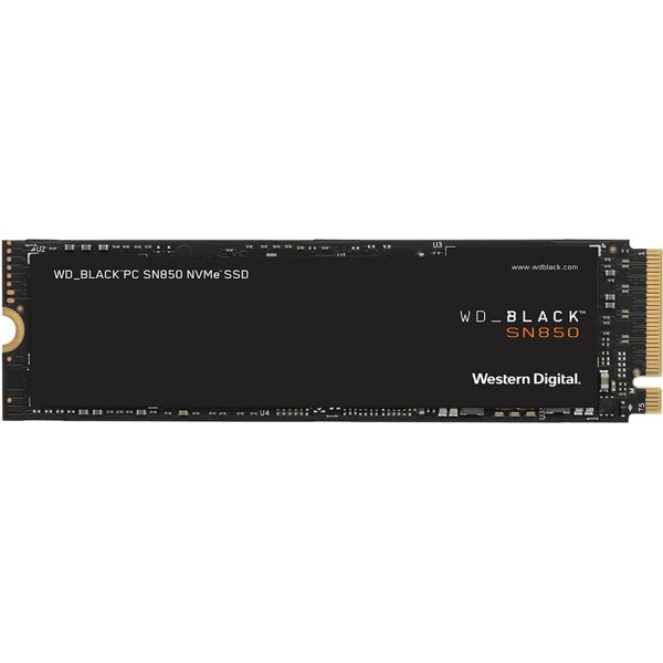 western digital ssd  black sn850 m.2 2 tb pci express 4.0 nvme [wds200t1xhe]