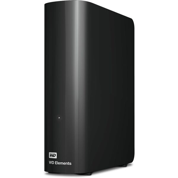 western digital hard disk esterno  elements disco rigido 18 tb nero [wdbwlg0180hbk-eesn]