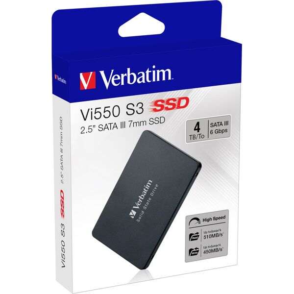 verbatim ssd  vi550 s3 2.5 4 tb serial ata iii 3d nand [49355]