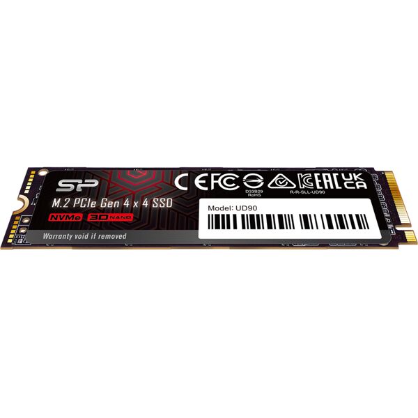 silicon power ssd  ud90 m.2 4 tb pci express 4.0 3d nand nvme [sp04kgbp44ud9005]