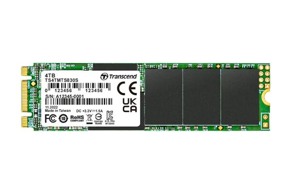 Transcend SSD  830S M.2 4 TB Serial ATA III 3D NAND [TS4TMTS830S]