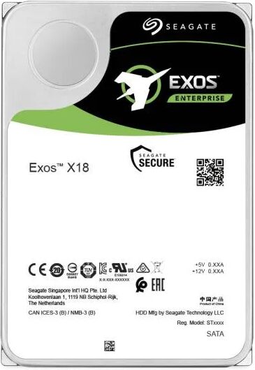 Seagate Exos X18 3.5" 16000 GB Serial ATA III [ST16000NM001J]