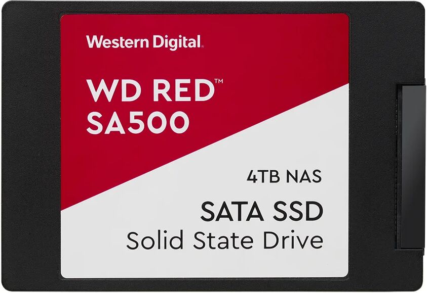 Western Digital SSD  Red SA500 2.5" 4 TB Serial ATA III 3D NAND [WDS400T1R0A]